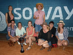 v. l. stehend: Stéphanie Pfau, Silke Maushardt, kniend: Anja Miller, Ines Ginter, Katharina Heinz, Christine Barnikol, Renate Petczelies, Julia Arbogast. Es fehlen: Manuela Schwörer, Ramona Heitz, Nadja Stehle, Daniele Scherer-Klabunde, Irina Bartnovskaya