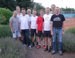 v. l.: Jürgen Küchler, Jörg Mayer, Michael Hartmann, Matthias Hildinger, Axel Hornstein, Armin Buchwald, Thomas Wehrle, Thomas Kritzer, Michael Schleske. Es fehlt: Uwe Beeck.